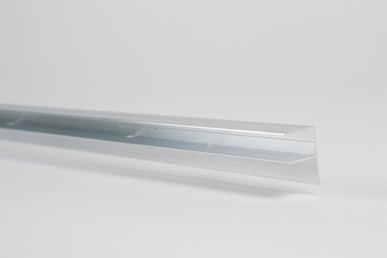 Click-Step, 16 mm, 2-lags, Polycarbonat termoplade, Opal, 221mm x 4000mm 